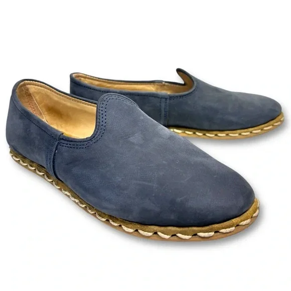 Sabah Baleen Blue Turkish Loafer Slippers Shoes Men\'s Size EU 39M US 8 Sabah Baleen Blue Turkish Loafer Slippers Shoes Men main image 4